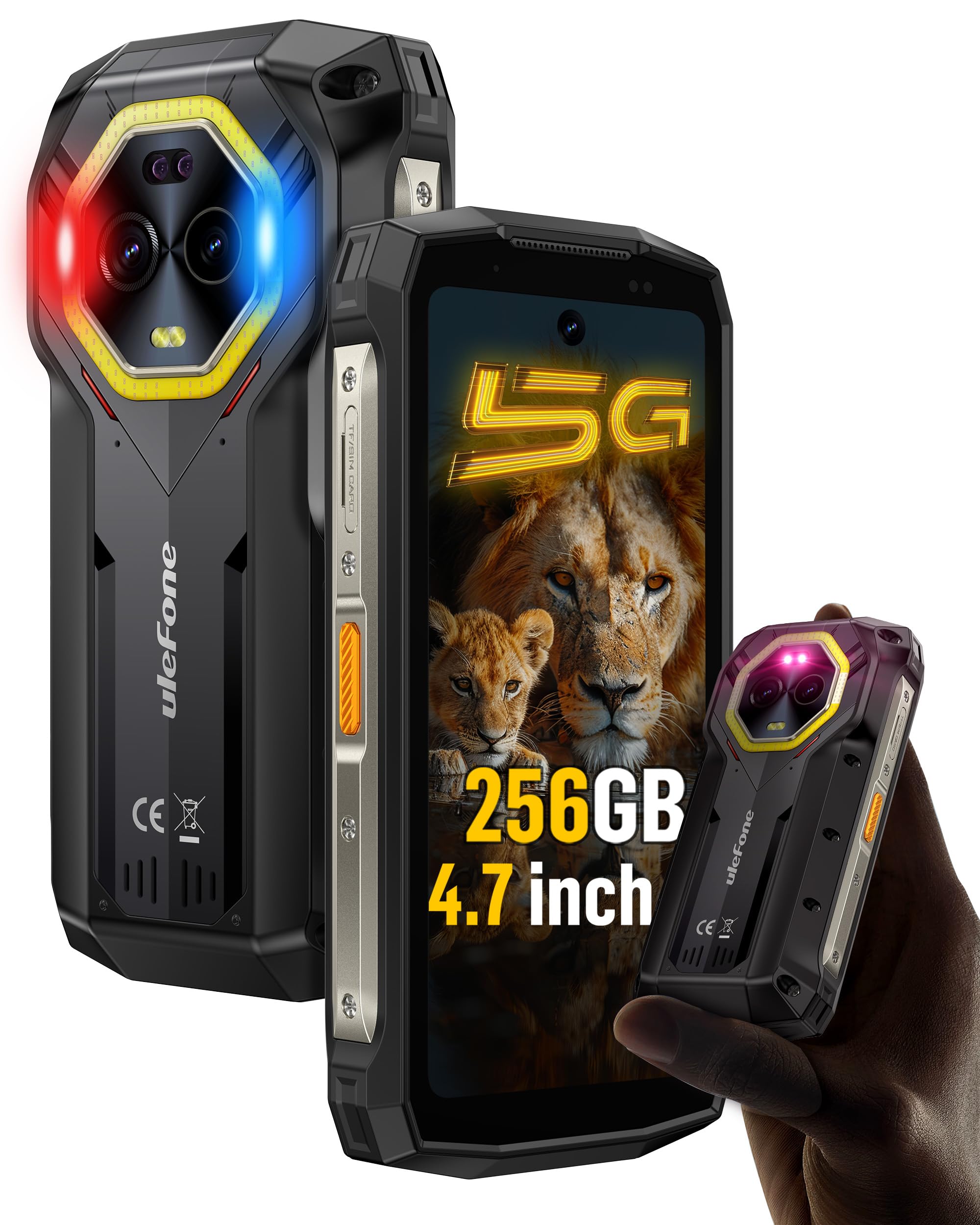 Armor Ulefone スマートフォン 5G PRO 20 MINI ARMOR Mini 頑丈な携帯電話 4.7インチディスプレイ 5G Pro 20 スマートフォン本体